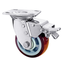 100 125 150 200mm High Quality Industry Heavy Duty Stainless Steel 304 Fork Swivel Caster Wheels